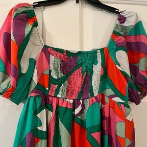 Multi Color Midi Dress